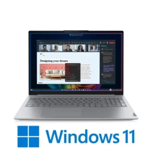 Lenovo ThinkBook 16 G9 עם Intel Core Ultra 7, זיכרון 16GB DDR5, SSD בנפח 512GB, מסך IPS בגודל 16 אינץ' ו-Windows 11 Pro.